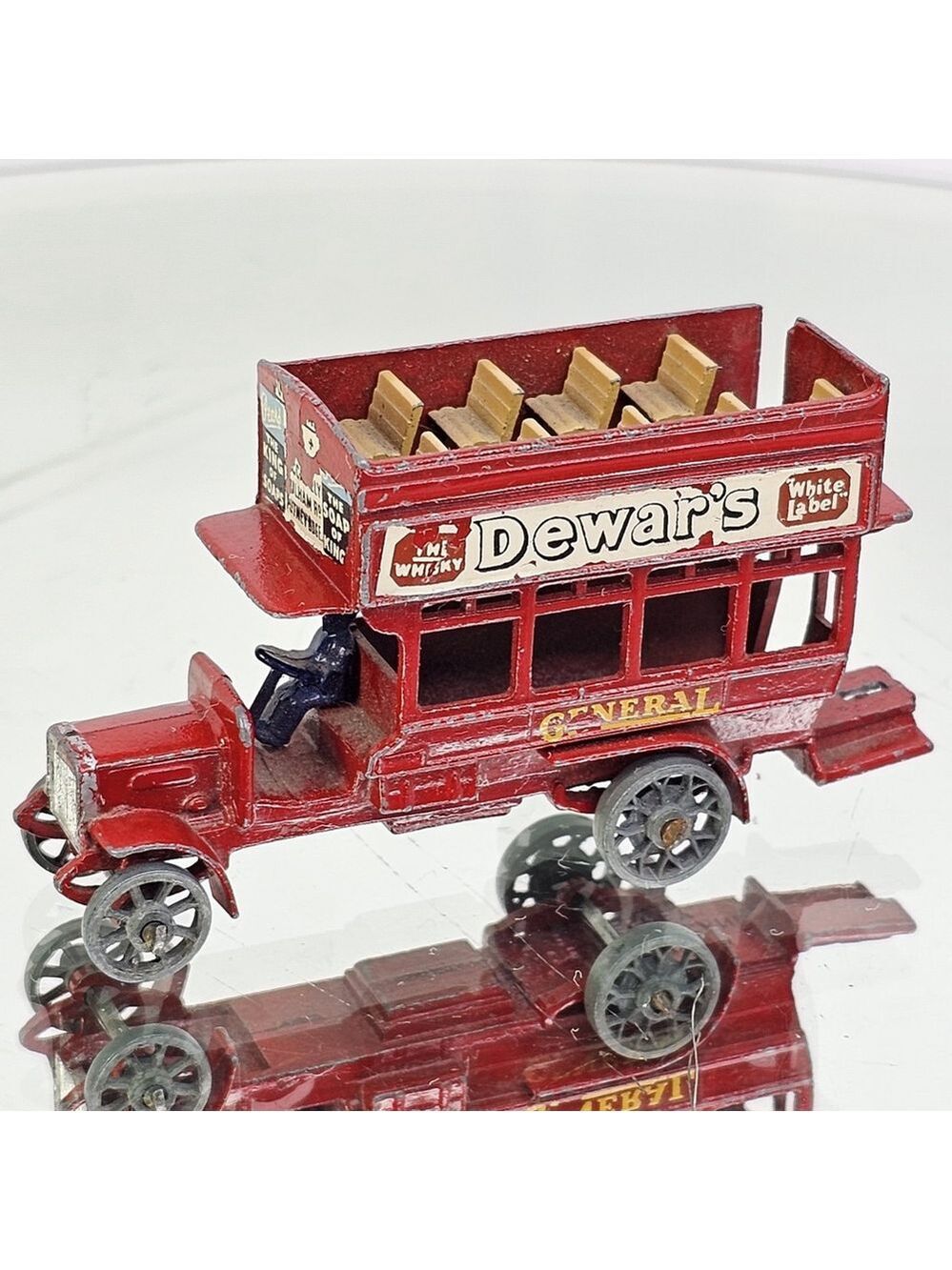 Matchbox B Type Bus No2 Lesney Toy Vintage Diecast Model 1912 1920 Read